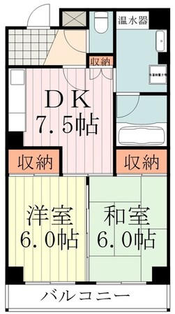 コープ野村東伏見の物件間取画像